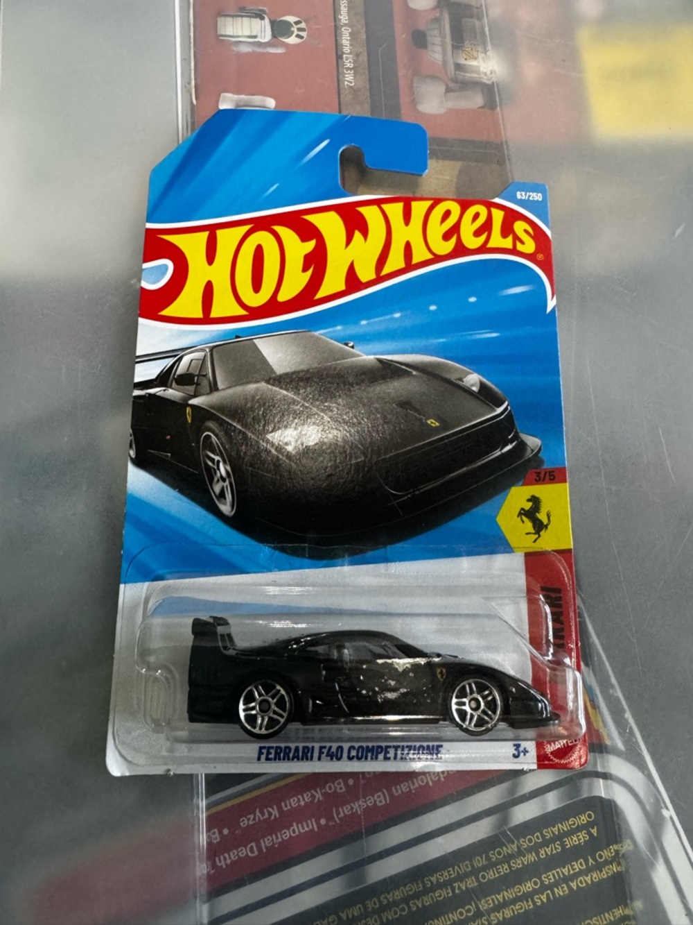 Hot Wheels- Ferrari F40 Competizione in Black